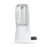 0.3 Watt LED Night Light with photocell. Automatically turns the light on at dusk, and off at dawn.
